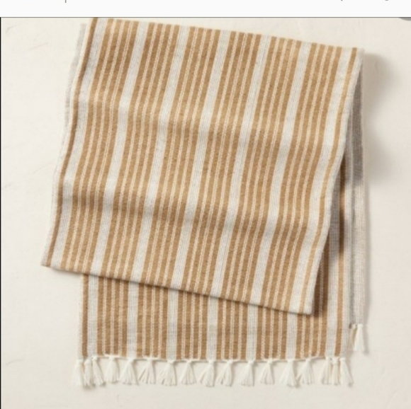 #4 of 4 NWT Hearth and Hand Jute and Cotton Table Runner 14x72 - Picture 2 of 4